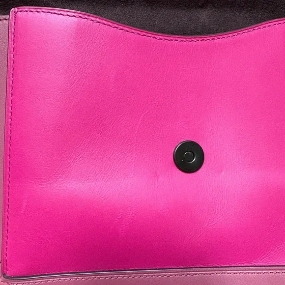 COACH 76034 Dreamer Shoulder Bag In Colorblock adjustable/interchangeable straps - Picture 5 of 11